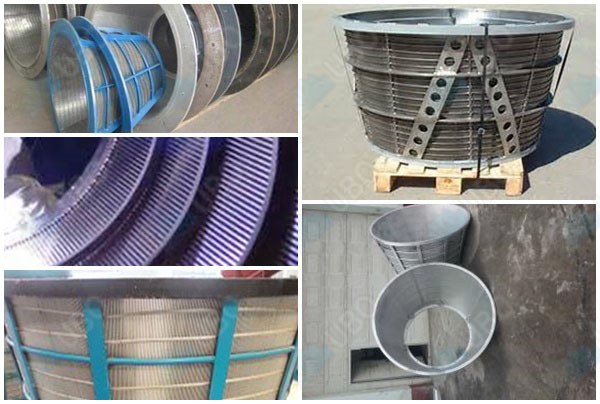 stainless steel coal mineral screen basket