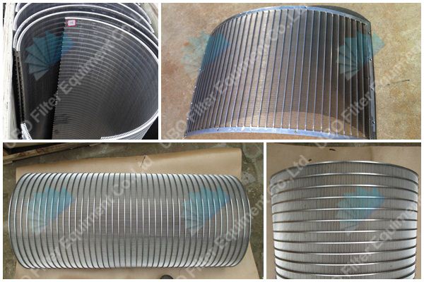 wedge wire screen for hydro sieve
