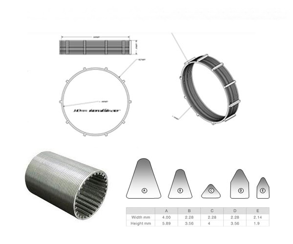 v wire johnson screen pipe for industry