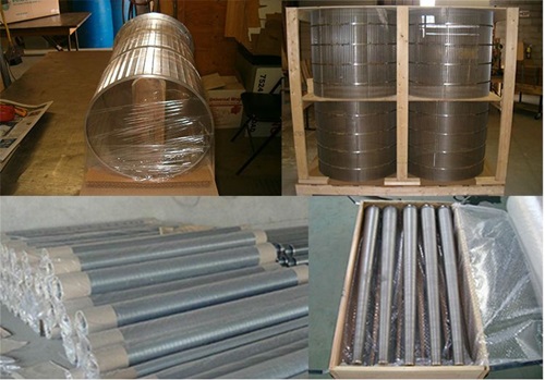 water well screen Stainless Steel Wedge Wire Wedge Wire Screen Tube