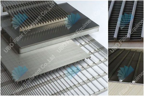 wedge wire screen panel for filtration