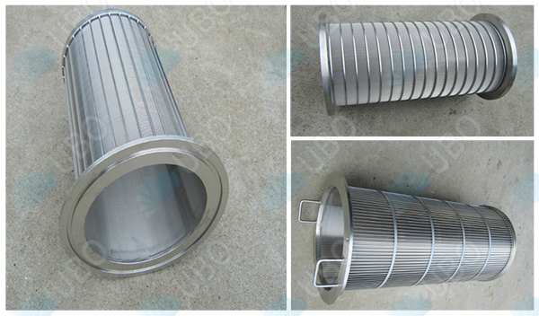 Johnson Type Wedge Wire Screen Cylinder Baskets for Wastewater Treatment