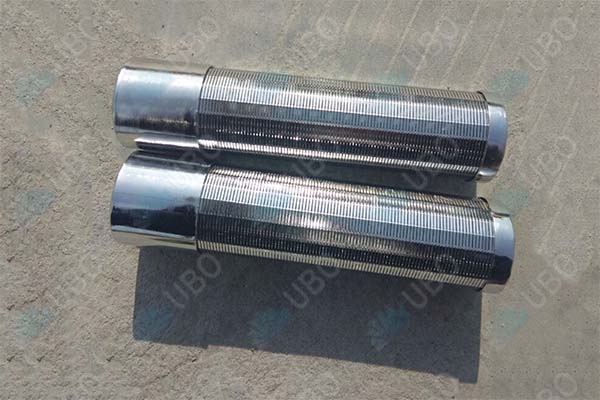 V slot wedge wire stainless steel Wedge Wire screen tube filter pipe