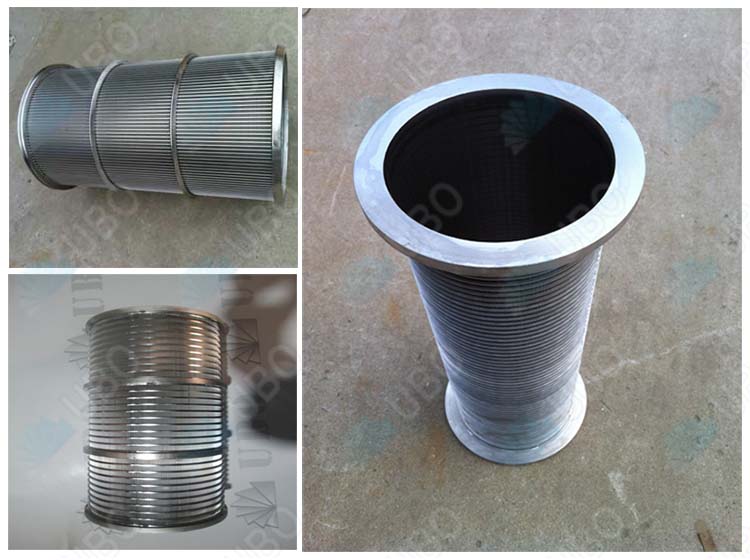 SS 304 316 Wedge Wire wedge wire filter screen pipe cylinder