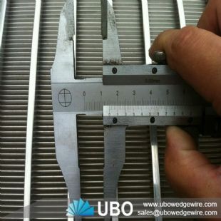 stainless steel wedge vee wire screen panel for filteration