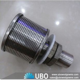 wedge wire screen johnson V wire water filter nozzle screen