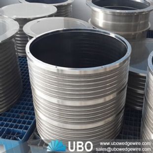 Stainless Steel Wedge Wire Screen Basket for Paper Mills