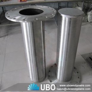 Wedge wire resin trap strainer