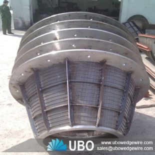 Stainless Steel Johnson Wedge wire screen for centrifuge basket