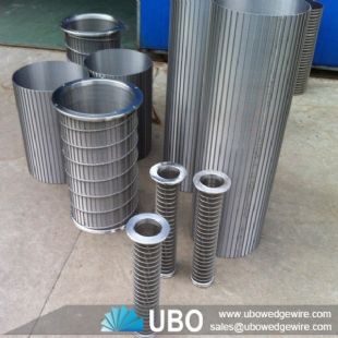 SS tubular slot screens for water treatment