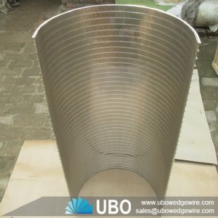 wedge wire arc screen for water treatment