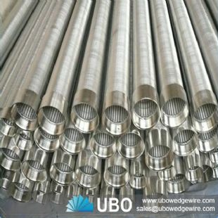 Well drilling stainless steel wedge wire screen tube
