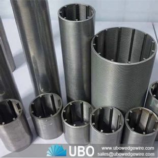 Wedge Wedge Wire slotted pipe screens for oil industry