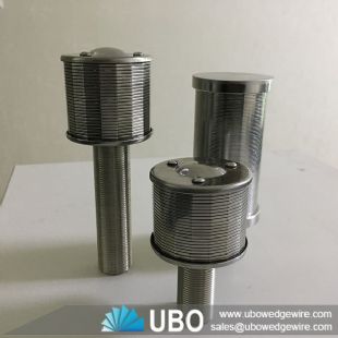 Wedge v wire filter nozzle screen strainer