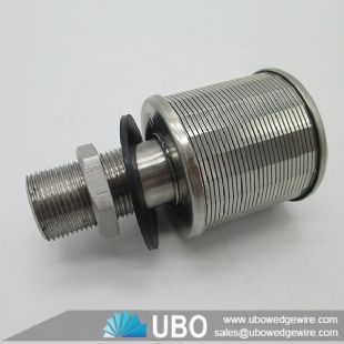 Johnson type wedge wire filter nozzle strainer used for water filtration system