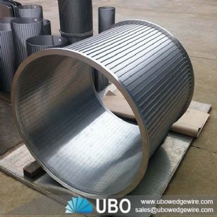 Large Stainless Steel Wedge Wire Drum Screen Wedge Wire Screen