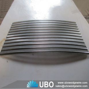 Wedge vee wire arc sieve bend screen plate for aquaculture application