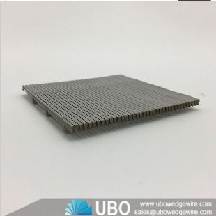 Wedge Wire screen Flat wedge vee wire water filter panel for sewage treatment