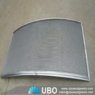 Square Hole Shape and Metal Material Johnson Wedge wire Sieve Bend