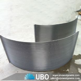 Stainless Steel wedge wire sieve bend screen plate for waste water treatment