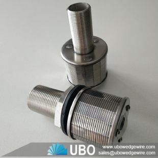 NPT thread water treatment Wedge Wire type wedge wire filter nozzle strainer