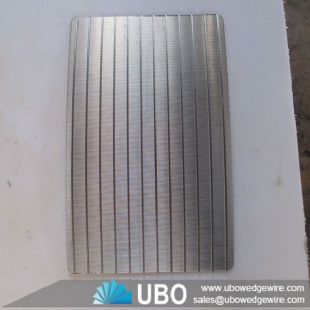 Johnson profile v wire arc screen plate for waste water treatment equipment