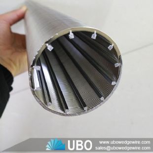 Stainless Steel wedge Wedge Wire bridge slot screen pipe used for water well
