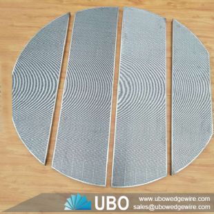 Wedge wire false bottom screen used for lauter tun