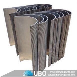 Stainless steel curved surface wedge wire screen filter factory