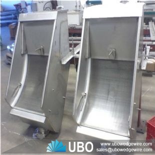 wedge wire screen for food processing