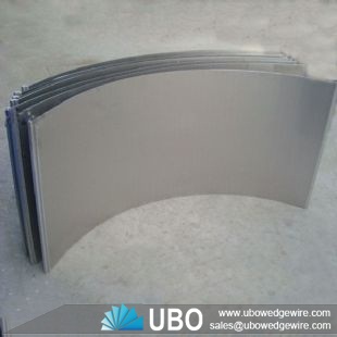 stainless steel wedge wire sieve bend screens for food processing