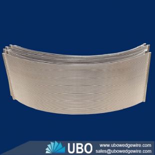 Stainless steel low carbon wedge wire sieve bend screen panel