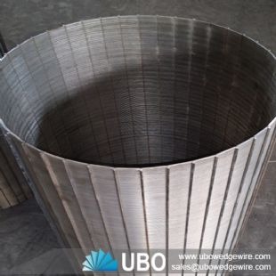 welded wedge wire screen cylinder for filtration