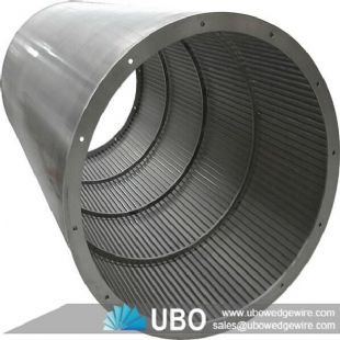 wedge wire cylinder screen basket for filtration