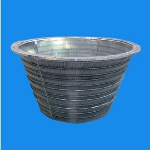 SUS316L industrial centrifuge basket for material