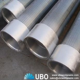 ASTM 304L Wedge wire filtering tube for well drilling