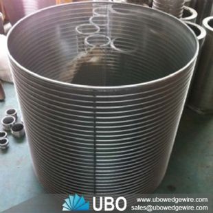 Wedge wire rotating screen for filtration