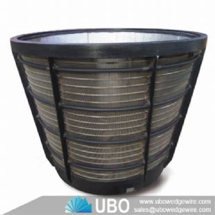 Stainless steel centrifuge wedge wire mesh sieve basket screen