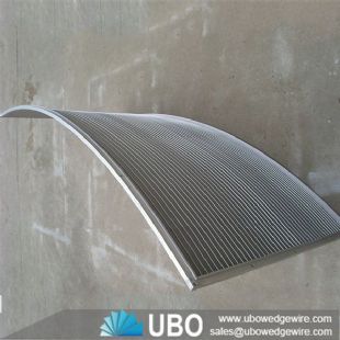 Stainless steel low carbon wedge wire sieve bend screen panel