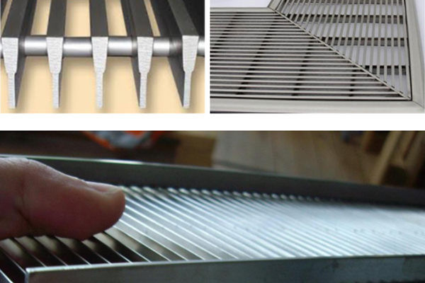Johnson Vee wire screen for liquid, gas and solid filtration Johnson Vee wire screen for liquid, gas and solid filtration